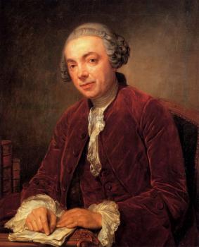 讓 巴蒂斯特 格勒玆 Portrait Of Abraham De Roquencourt